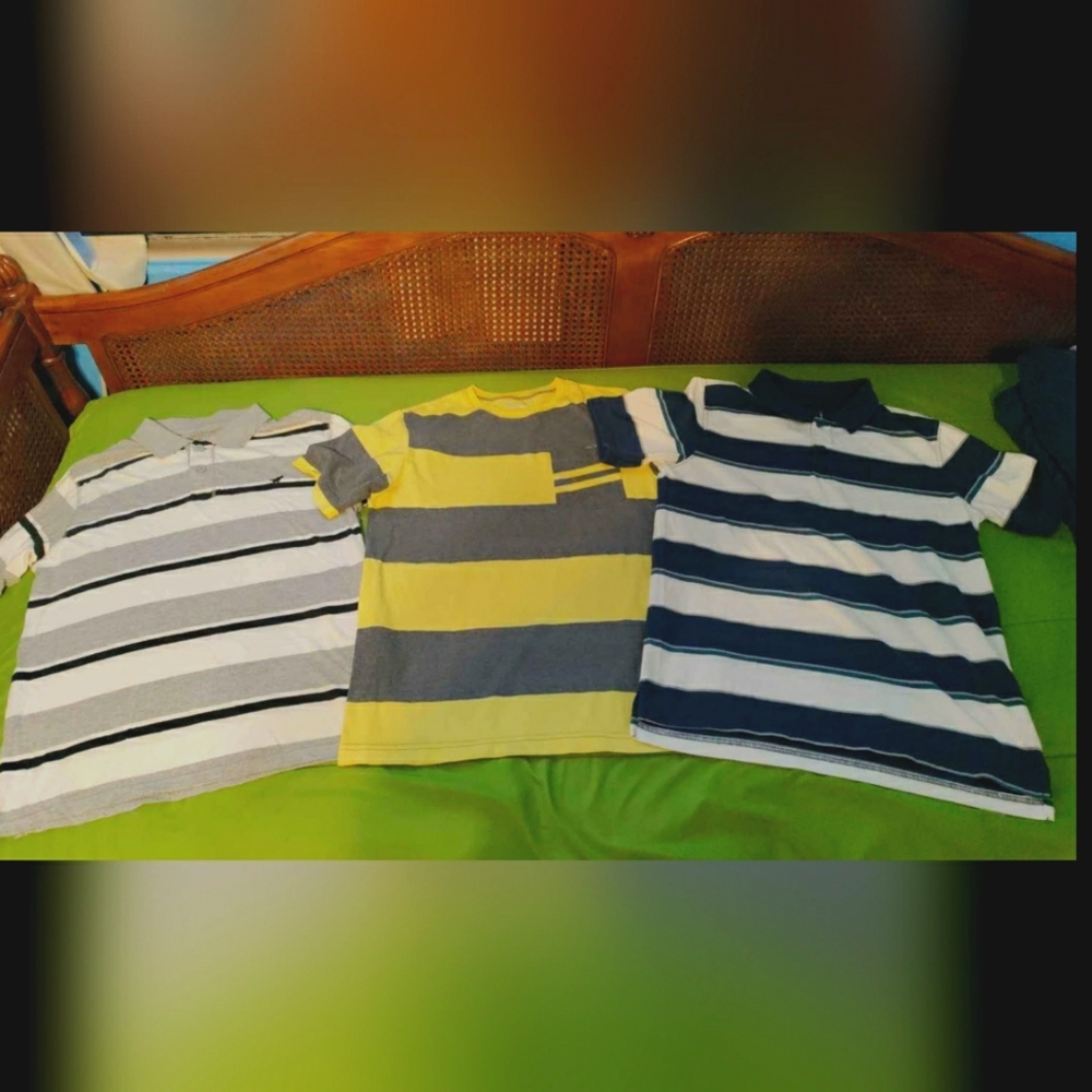 ~SOLD~ 3 boy shirts size 14-16